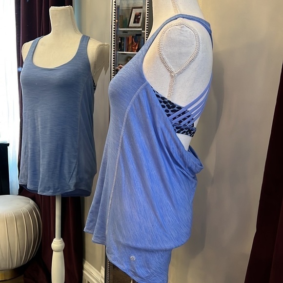 Lululemon Heathered Lullaby Wild Tank Size 6 - Picture 2 of 8